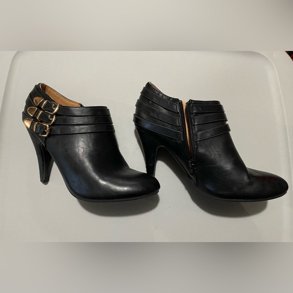 It’s OK black ankle boots